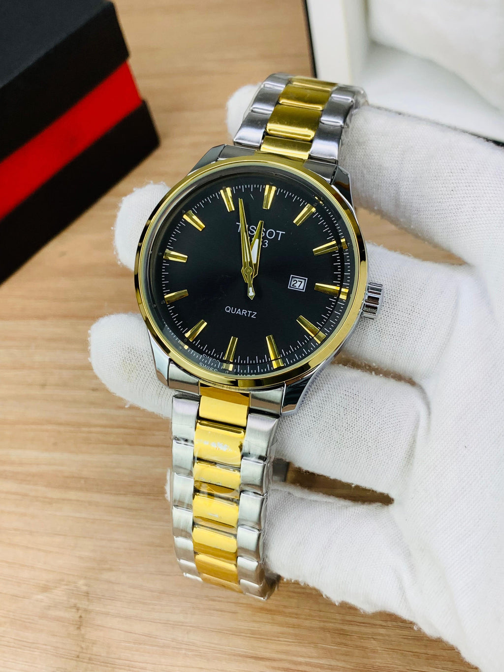 Tissot Two Tone Black