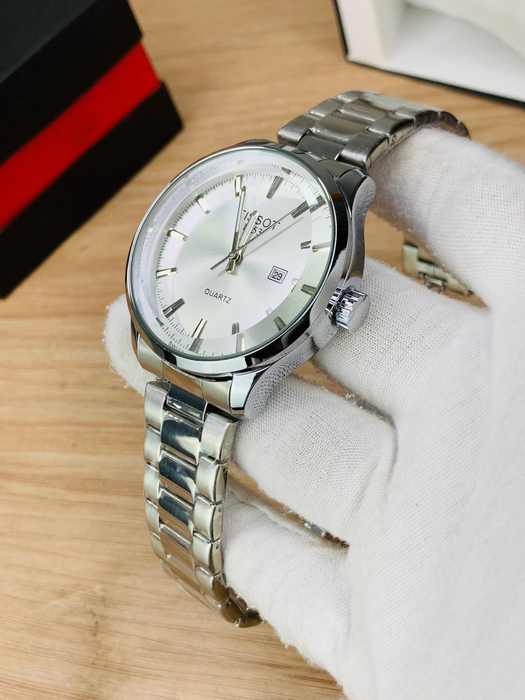 Tissot Silver White