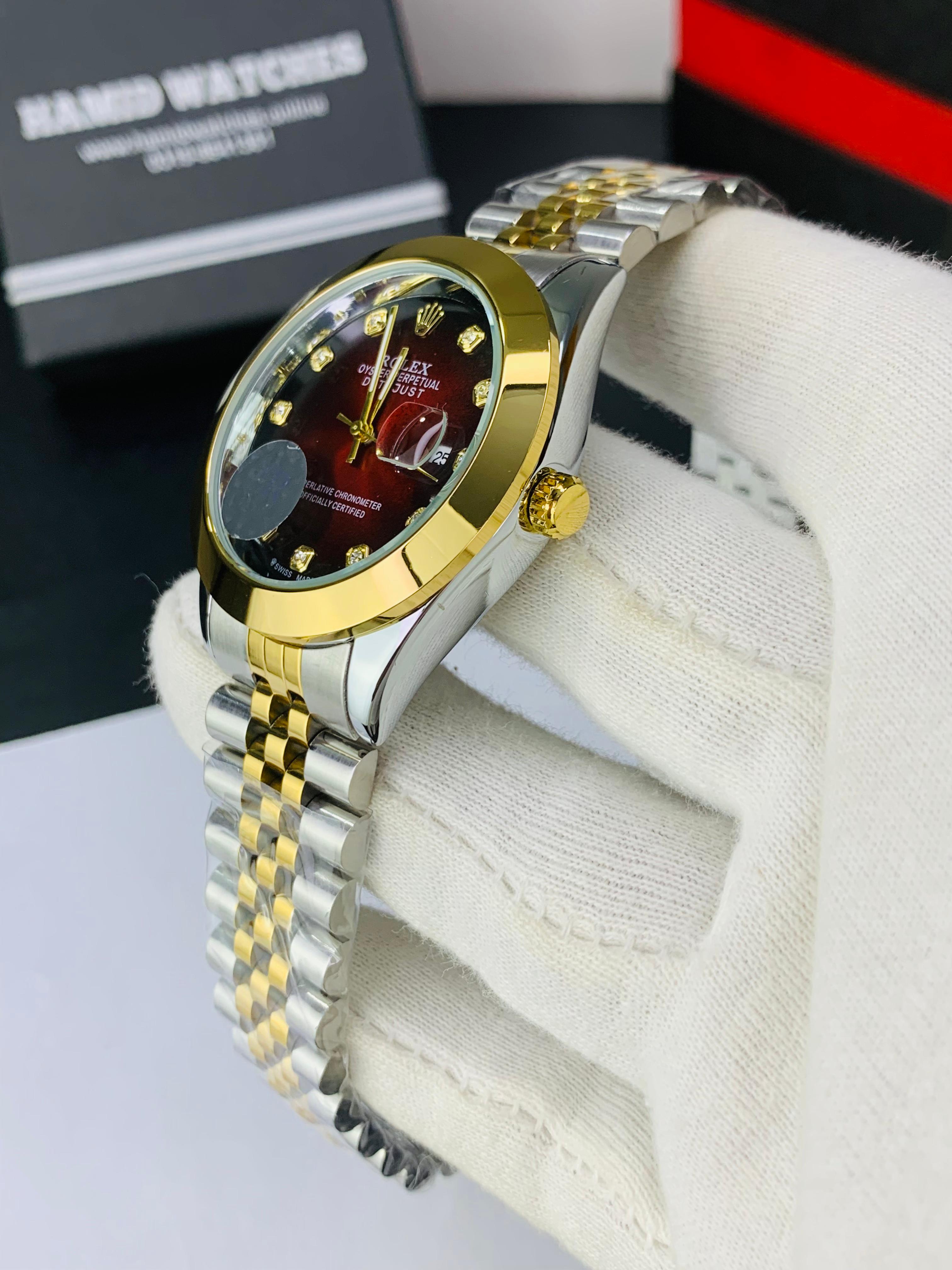 Two Tone Jubilee Red Dial