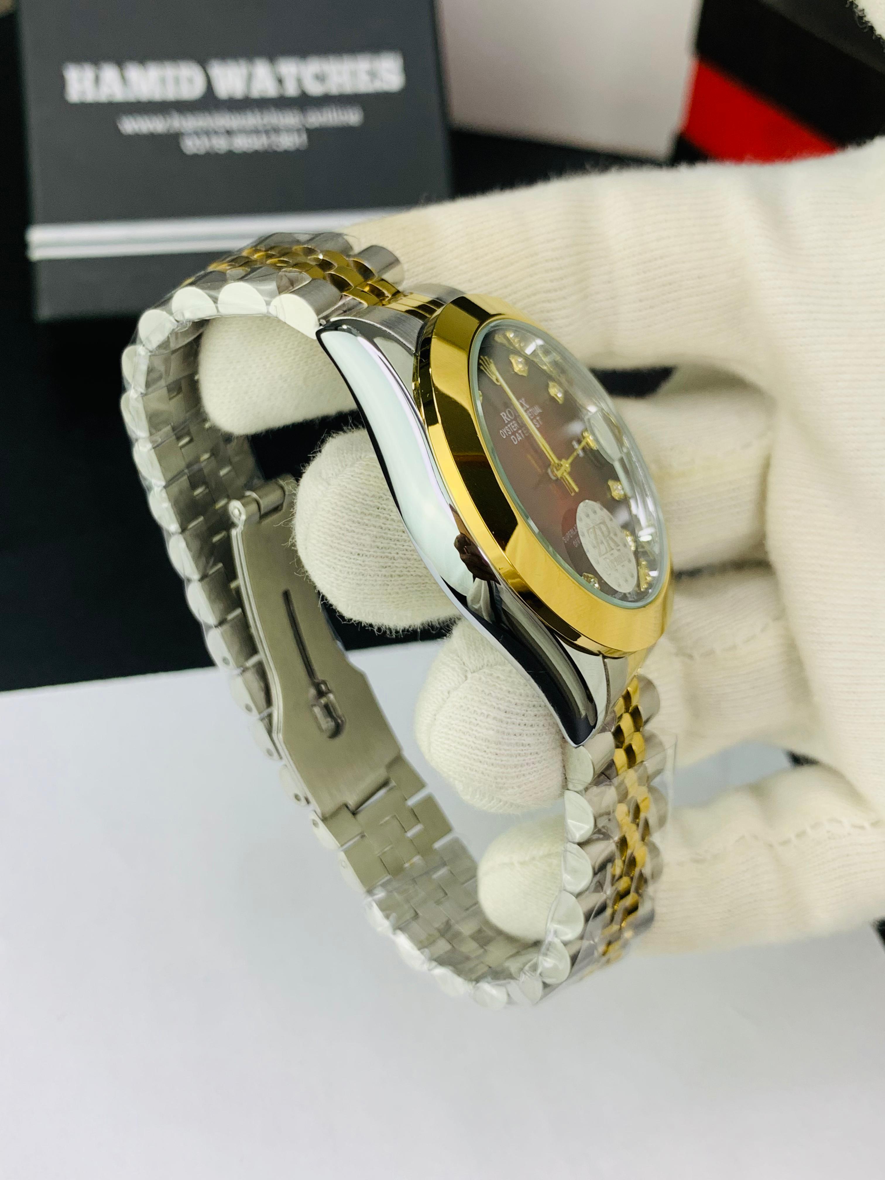 Two Tone Jubilee Red Dial