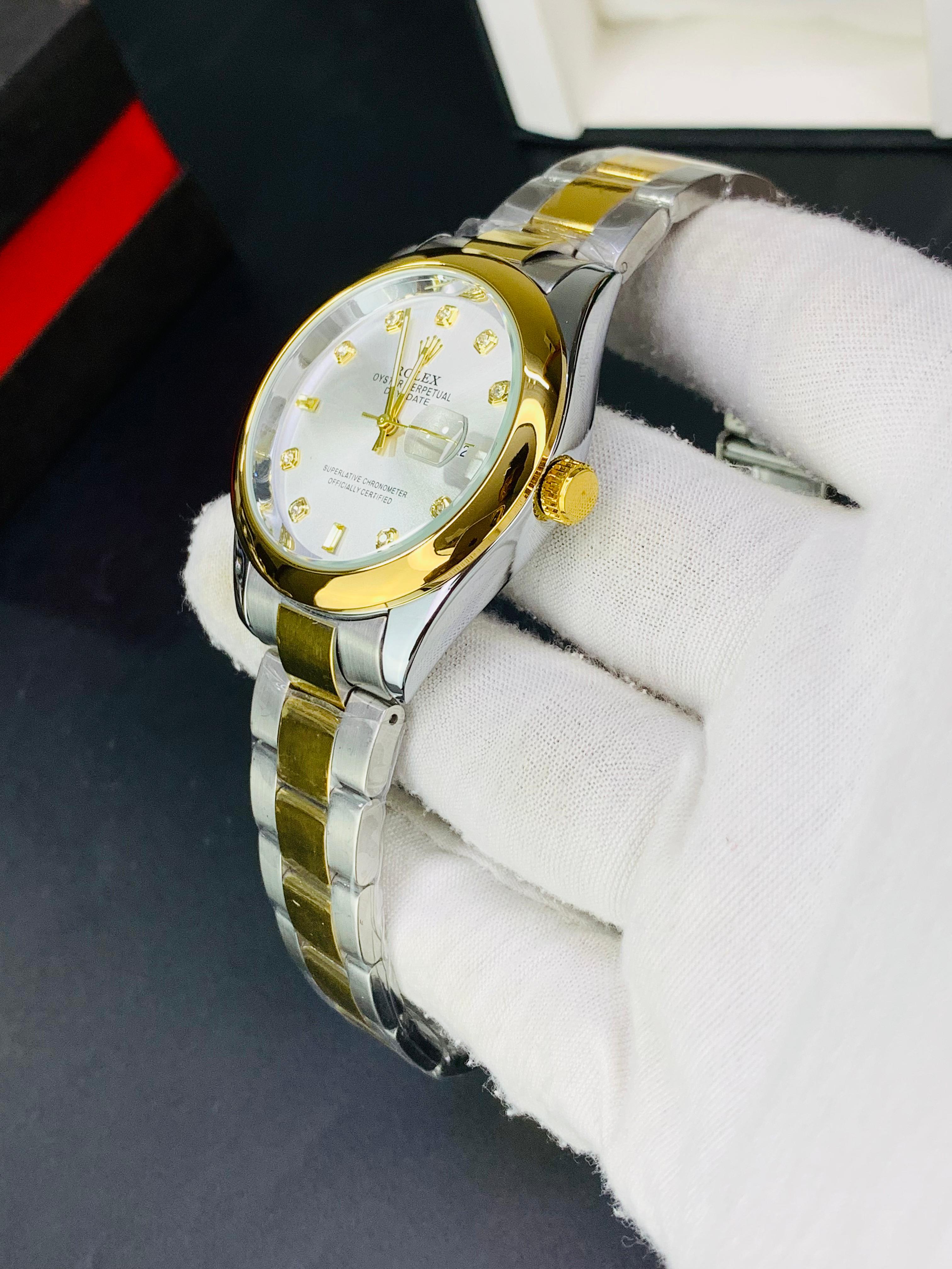 Two tone | White Dial