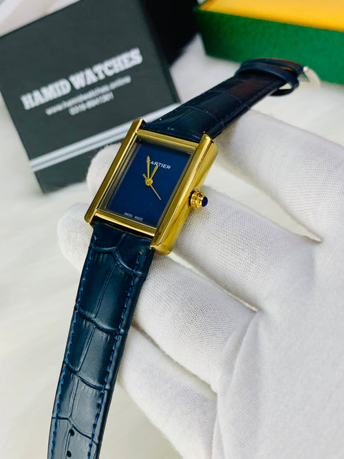 Cartier Tank Blue Dial