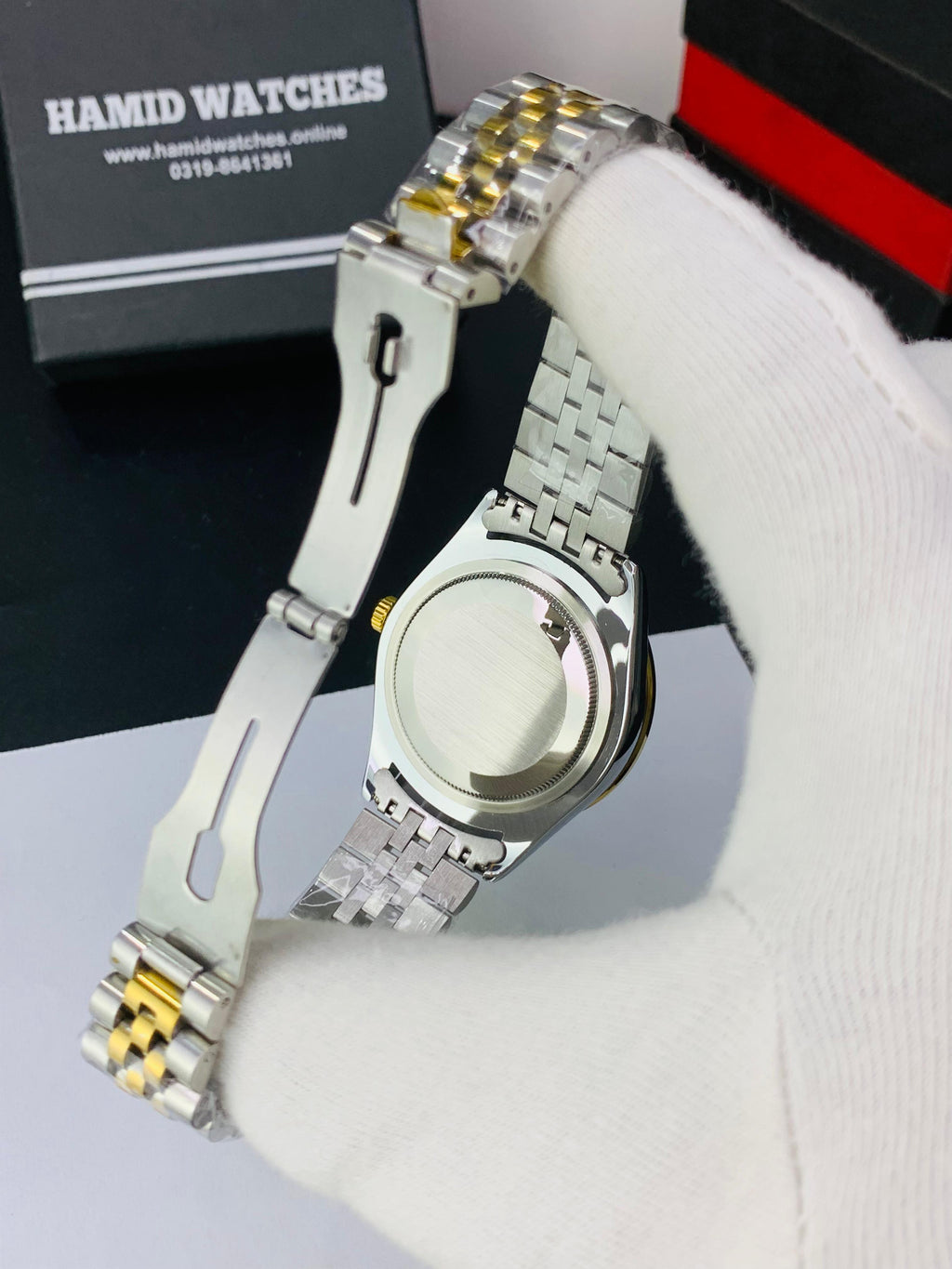 Two Tone Jubilee Red Dial