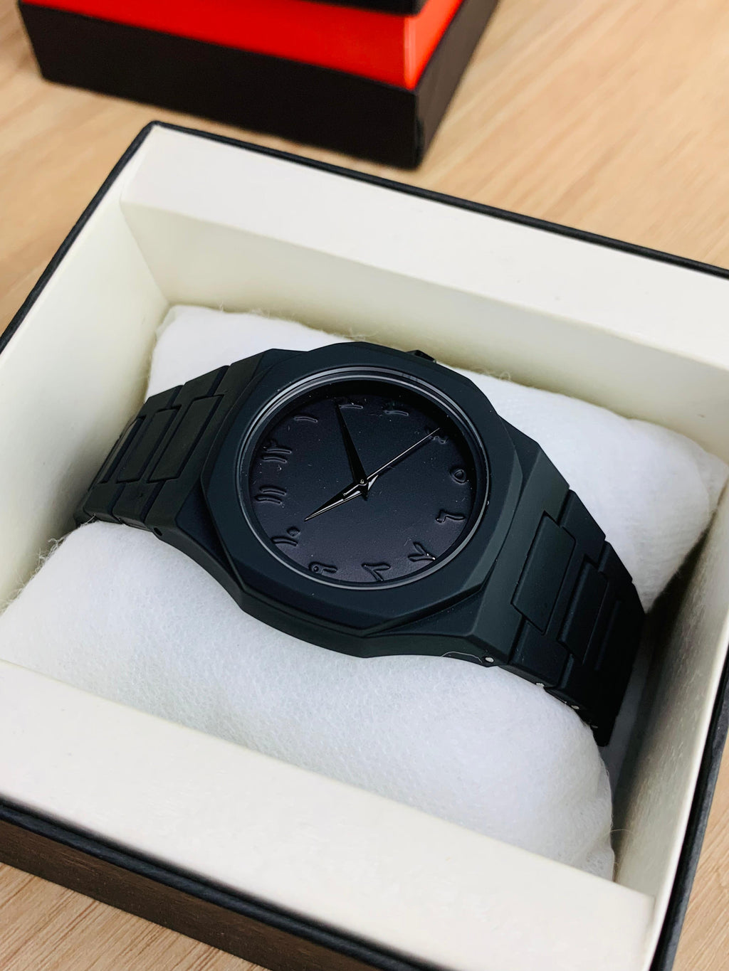 Black Dial Watch - 45 grams Fibre Body