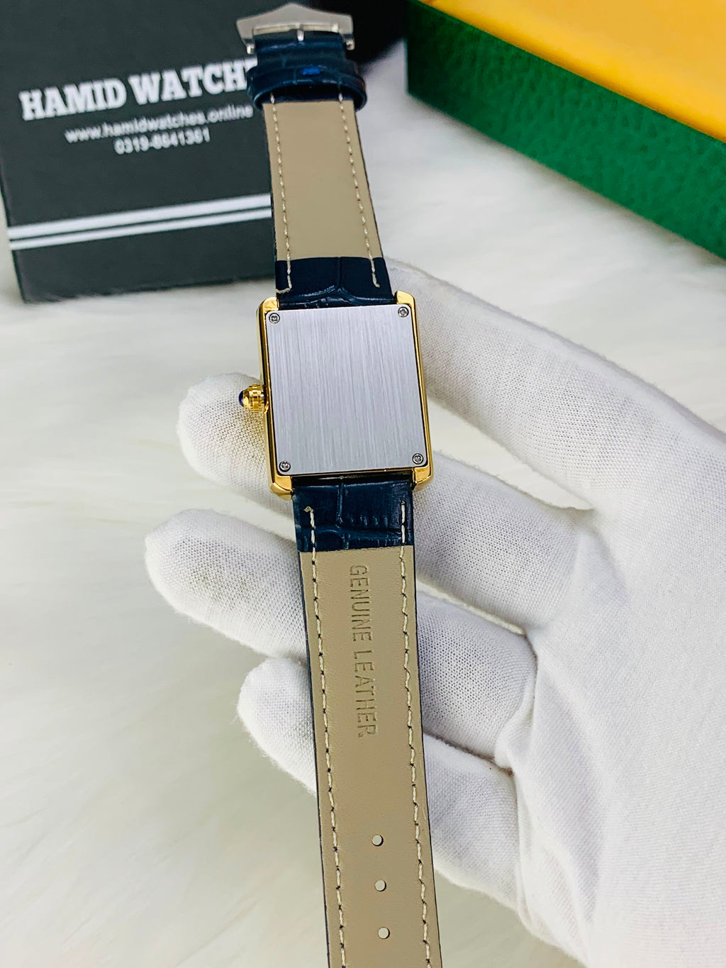 Cartier Tank Blue Dial