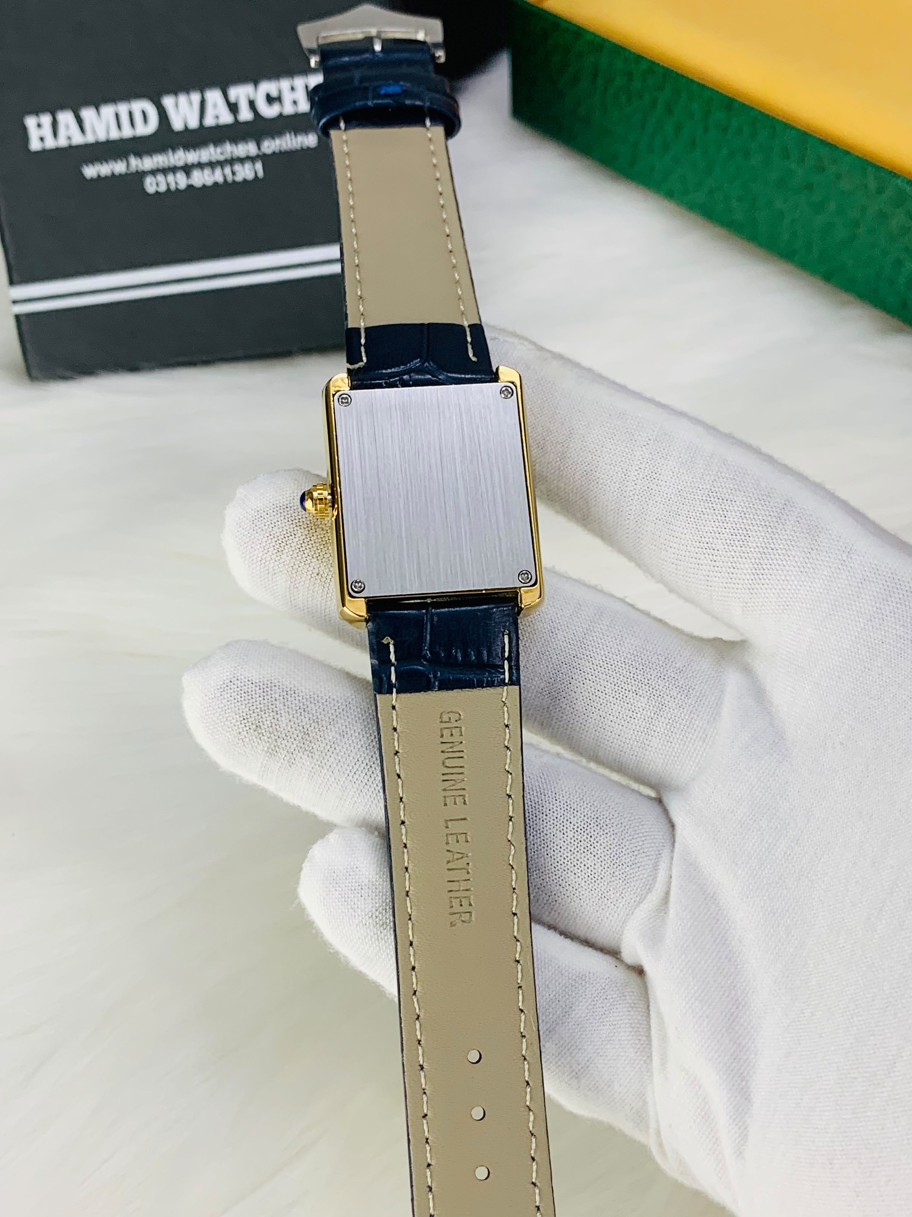 Cartier Tank Blue Dial
