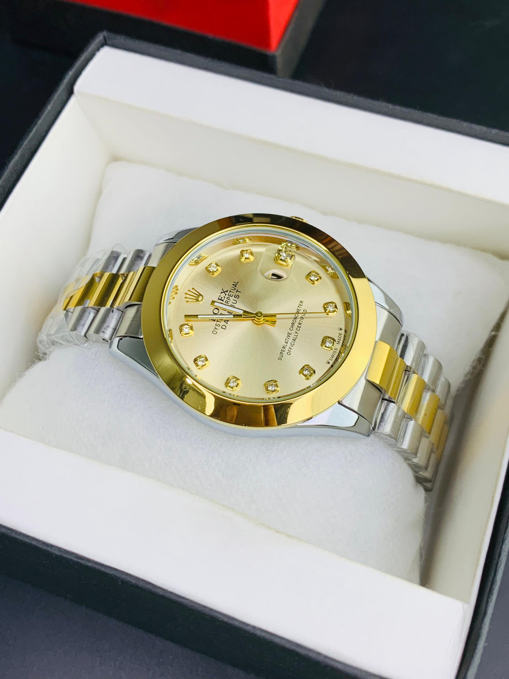 Two tone golden