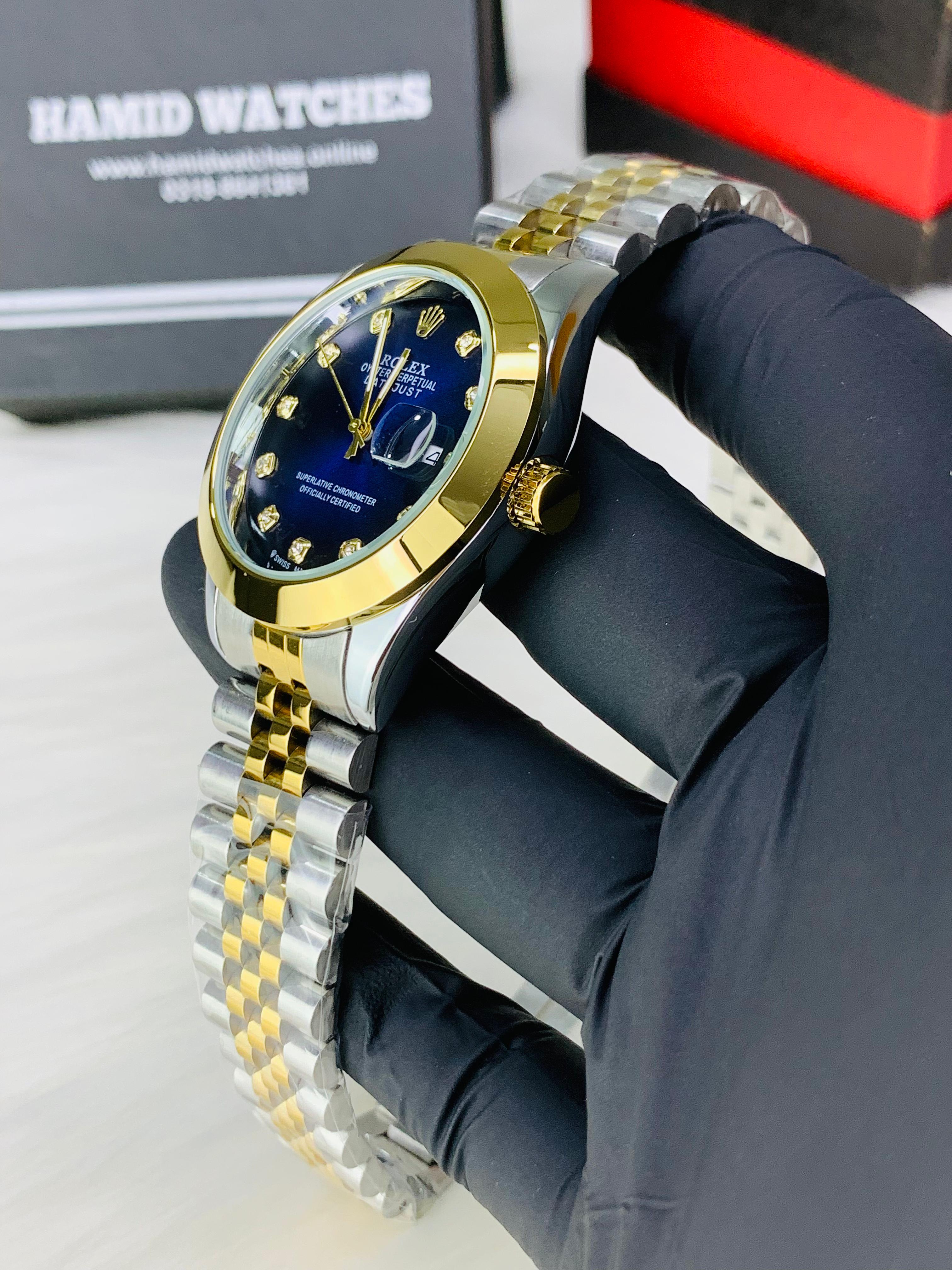 Rolex Jubilee Blue