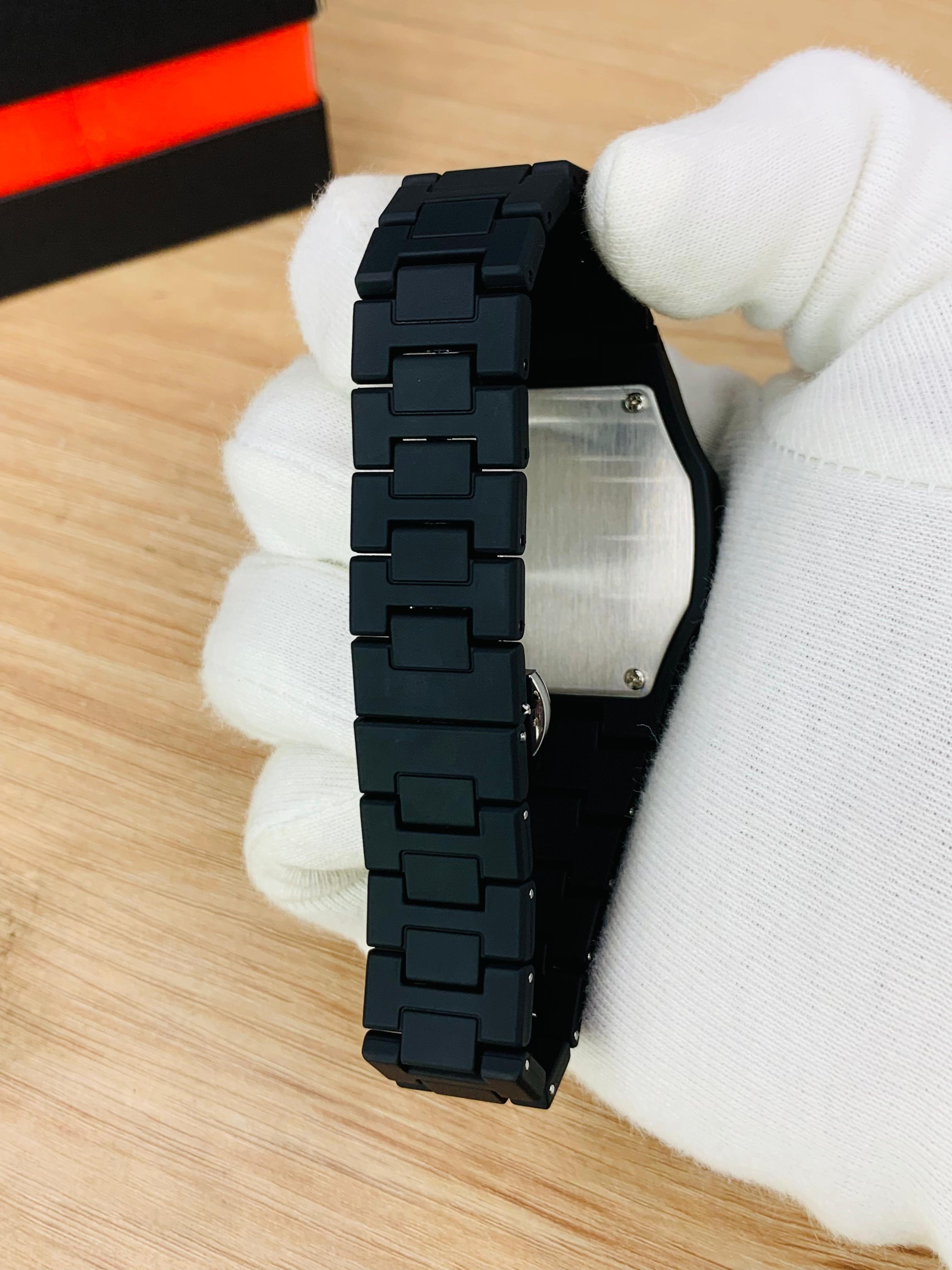 Black Dial Watch - 45 grams Fibre Body