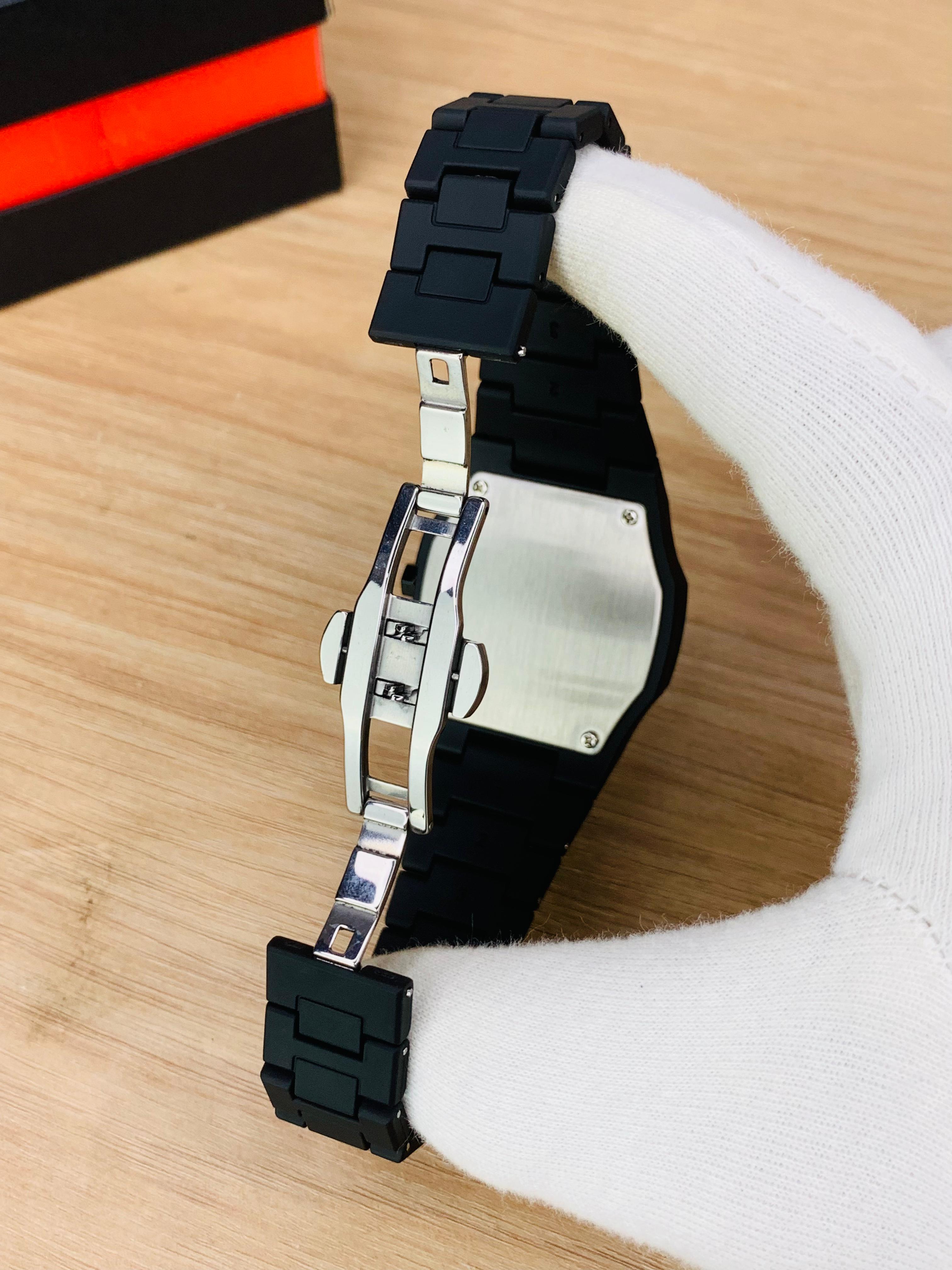 Black Dial Watch - 45 grams Fibre Body